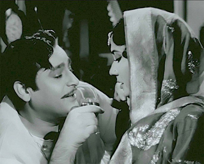 15 Best Wine Scenes in Bollywood Films - Sahib Biwi Aur Ghulam