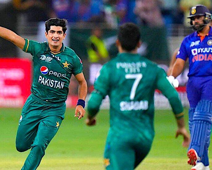 Hero Hardik Pandya: India beat Pakistan Asia Cup 2022 - Naseem Shah