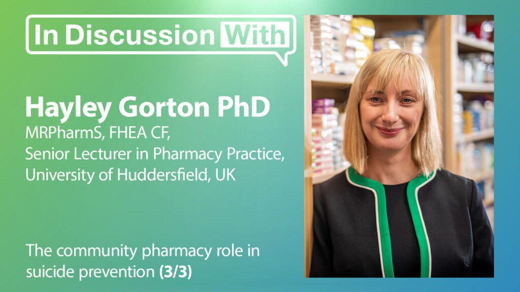 The community pharmacy role in suicide prevention
